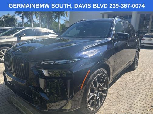 Carbon Black Metallic 2025 BMW X7 M60i