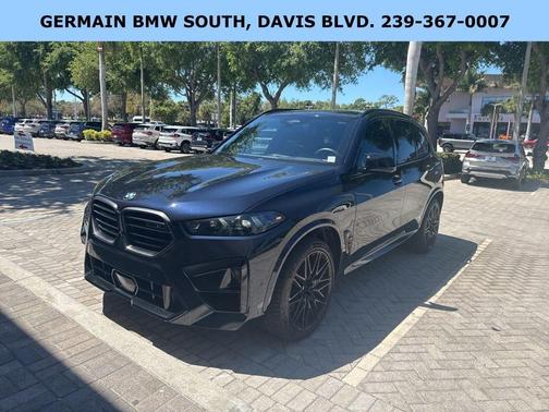 Carbon Black Metallic 2025 BMW X5 M Competition