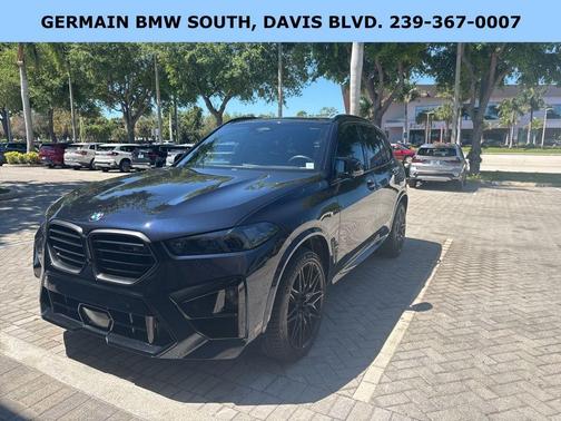 Carbon Black Metallic 2025 BMW X5 M Competition