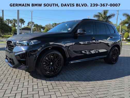 Carbon Black Metallic 2025 BMW X5 M Competition