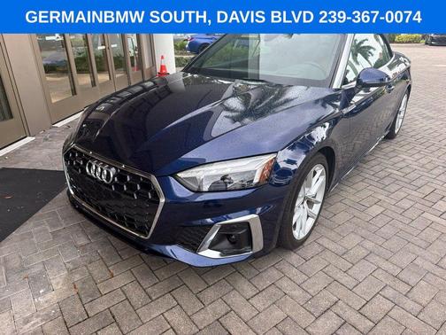 Navarra Blue Metallic w/ Black Roof 2023 Audi A5 45 S line Prestige