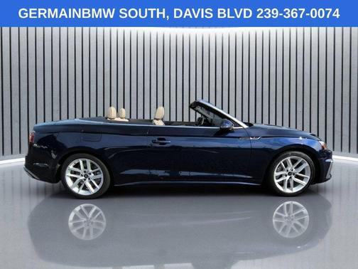 Navarra Blue Metallic w/ Black Roof 2023 Audi A5 45 S line Prestige