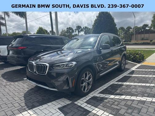 Dark Graphite Metallic 2022 BMW X3 sDrive30i