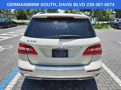 Arctic White 2013 Mercedes-Benz M-Class ML 350