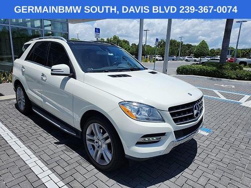 Arctic White 2013 Mercedes-Benz M-Class ML 350