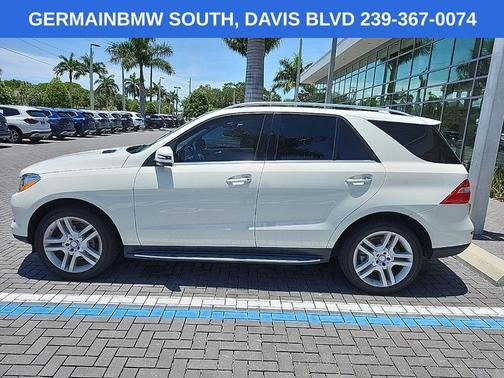 Arctic White 2013 Mercedes-Benz M-Class ML 350