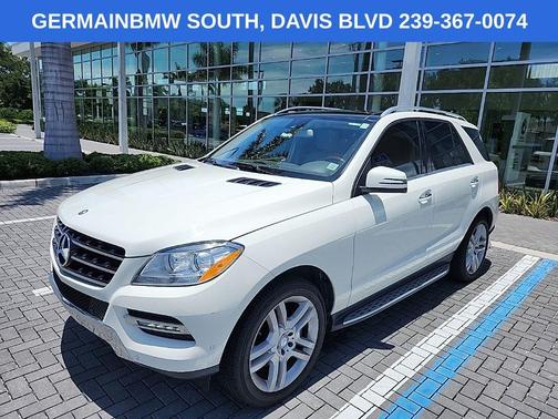 Arctic White 2013 Mercedes-Benz M-Class ML 350