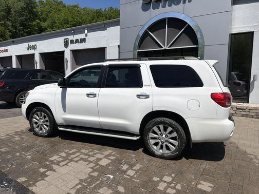 Super White 2016 Toyota Sequoia Limited