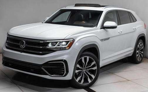 Oryx White Pearl 2021 Volkswagen Atlas Cross Sport 3.6L V6 SEL Premium R-Line