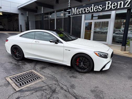 designo Diamond White Metallic 2019 Mercedes-Benz AMG S 63 4MATIC