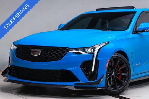 Electric Blue 2022 Cadillac CT4-V V-Series Blackwing