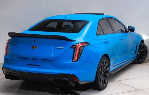 Electric Blue 2022 Cadillac CT4-V V-Series Blackwing