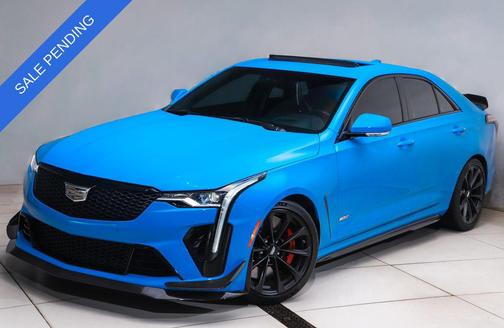 Electric Blue 2022 Cadillac CT4-V V-Series Blackwing