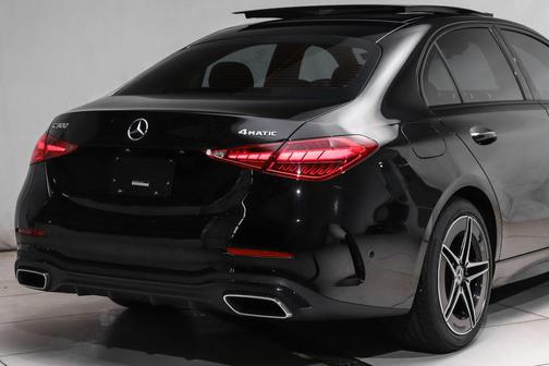 Black 2023 Mercedes-Benz C-Class C 300 4MATIC