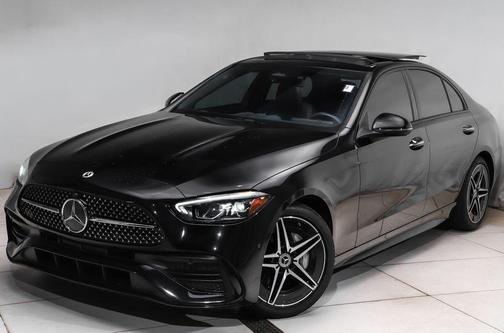 Black 2023 Mercedes-Benz C-Class C 300 4MATIC