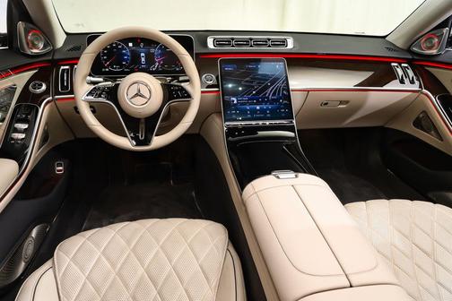 Rubellite Red Metallic 2023 Mercedes-Benz S-Class 4MATIC