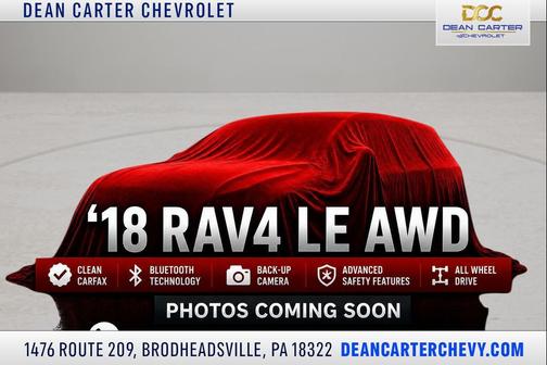 Electric Storm Blue 2018 Toyota RAV4 LE