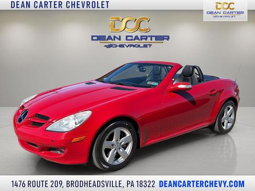 RED 2007 Mercedes-Benz SLK-Class Base