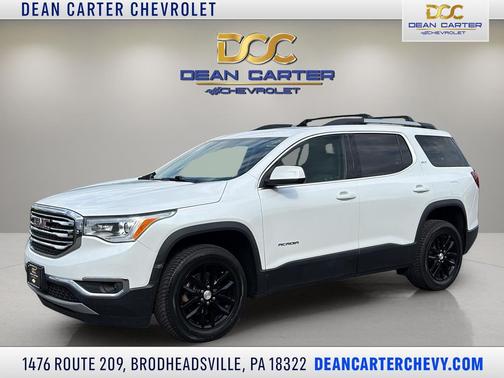 White Frost Tricoat 2019 GMC Acadia SLT-1
