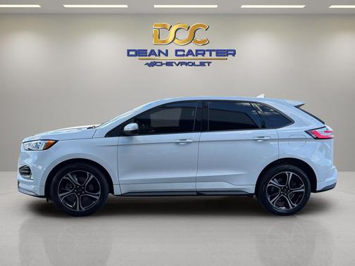 Star White Metallic Tri-Coat 2020 Ford Edge ST