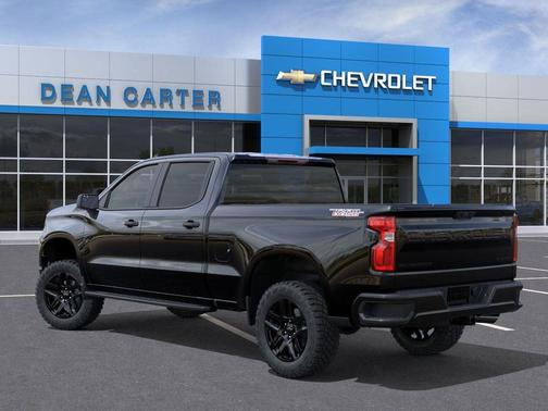 Black 2026 Chevrolet Silverado 1500 Custom Trail Boss