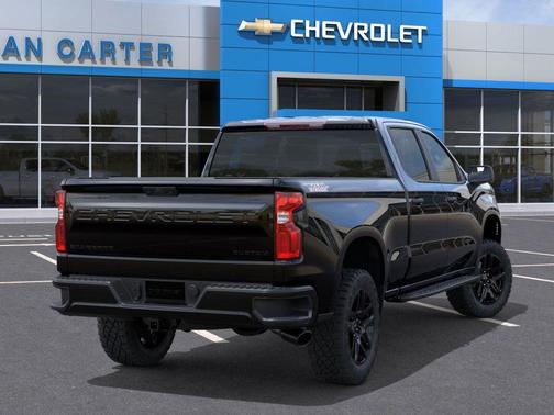 Black 2026 Chevrolet Silverado 1500 Custom Trail Boss