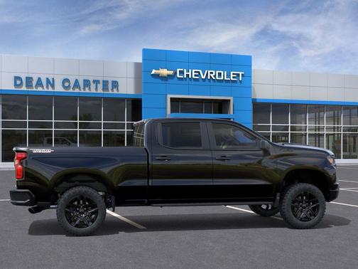 Black 2026 Chevrolet Silverado 1500 Custom Trail Boss