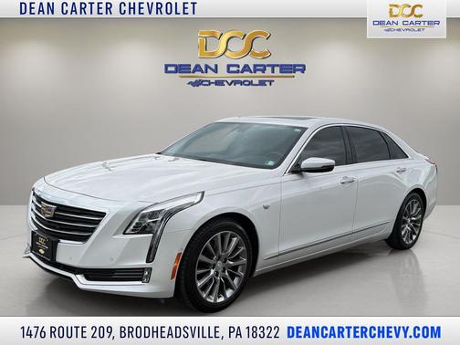 Crystal White Tricoat 2017 Cadillac CT6 3.0L Twin Turbo Luxury