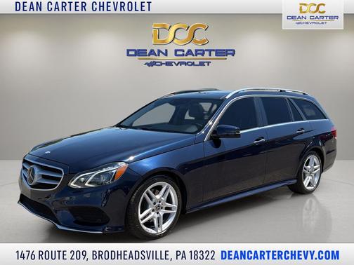 BLUE 2014 Mercedes-Benz E-Class 4MATIC