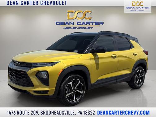 Nitro Yellow Metallic 2023 Chevrolet Trailblazer RS
