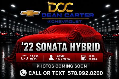 Hyper White 2022 Hyundai SONATA Hybrid Base