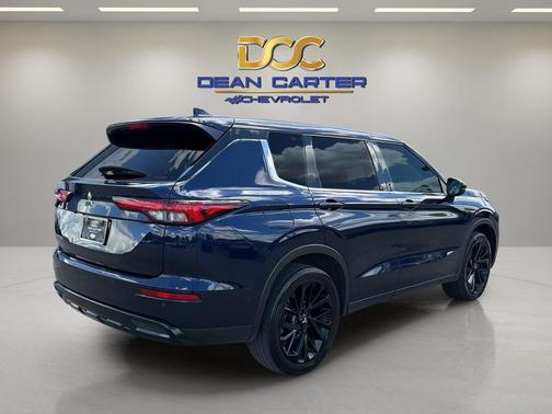 Cosmic Blue Metallic 2022 Mitsubishi Outlander Black Edition S-AWC