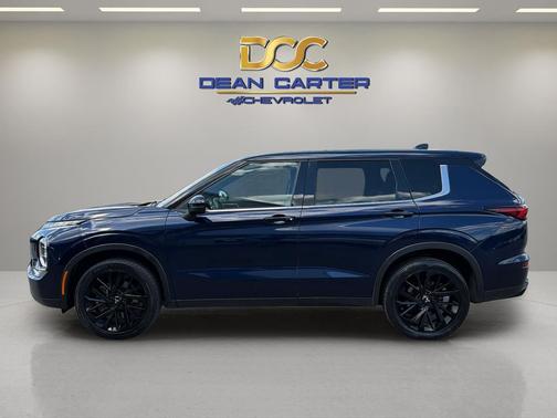 Cosmic Blue Metallic 2022 Mitsubishi Outlander Black Edition S-AWC