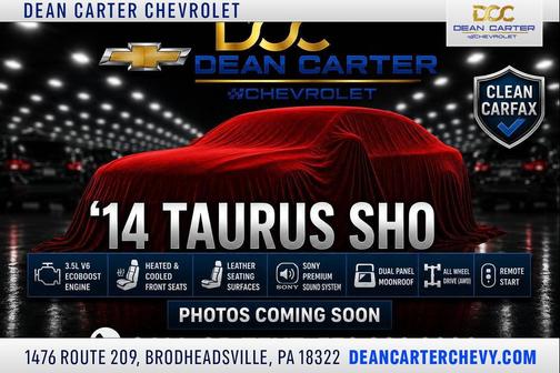 White Platinum Metallic Tri-Coat 2014 Ford Taurus SHO