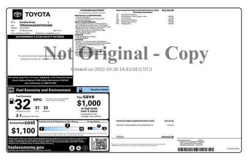 2022 Toyota Corolla Cross L