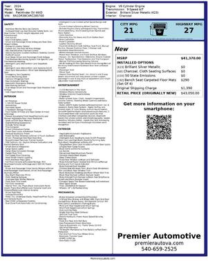 2024 Nissan Pathfinder SV 4WD