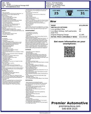 2025 Mazda CX-50 2.5 S Preferred Package