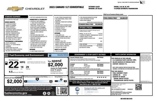 2023 Chevrolet Camaro 1LT