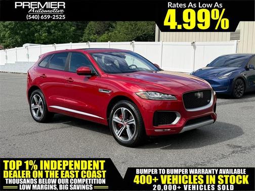 Italian Racing Red Metallic 2017 Jaguar F-PACE S
