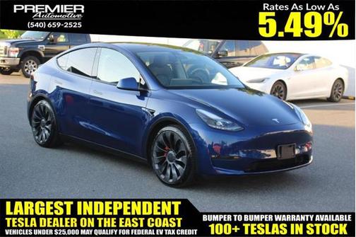 2022 Tesla Model Y Performance Dual Motor All-Wheel Drive