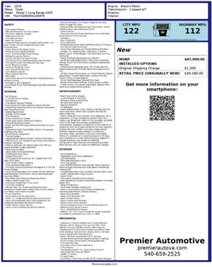 2024 Tesla Model Y Long Range Dual Motor All-Wheel Drive