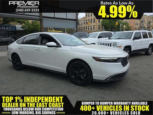 Platinum White Pearl 2023 Honda Accord LX 1.5T