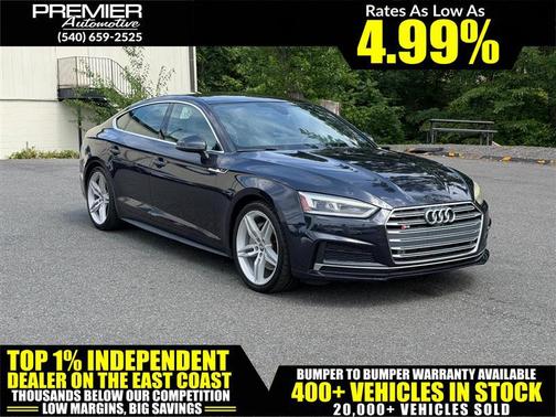 Moonlight Blue Metallic 2018 Audi A5 2.0T Premium Plus