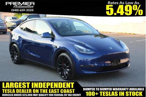 2022 Tesla Model Y Performance Dual Motor All-Wheel Drive