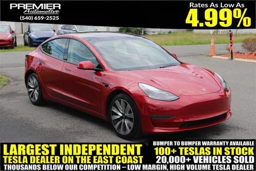 Red Multi-Coat 2023 Tesla Model 3 Standard Range