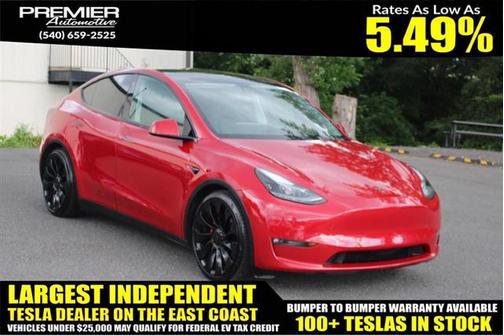 2021 Tesla Model Y Performance Dual Motor All-Wheel Drive