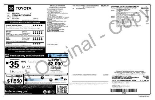 2024 Toyota Corolla LE