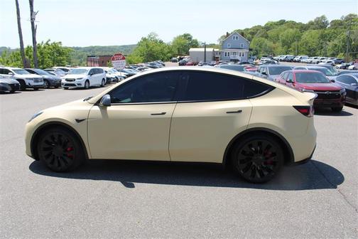 Tan 2022 Tesla Model Y Performance Dual Motor All-Wheel Drive