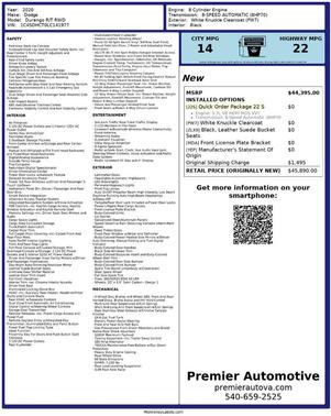 2020 Dodge Durango R/T RWD