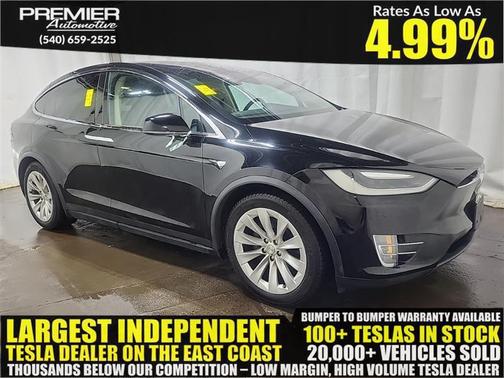Obsidian Black Metallic 2017 Tesla Model X 75D